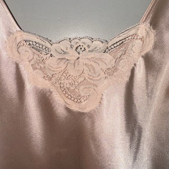 Judith Hart Intimate Apparel Vintage Pink Lace Cami Top Woman’s Sz M Style 9224 - Picture 3 of 7